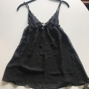 XS Black see through nightie